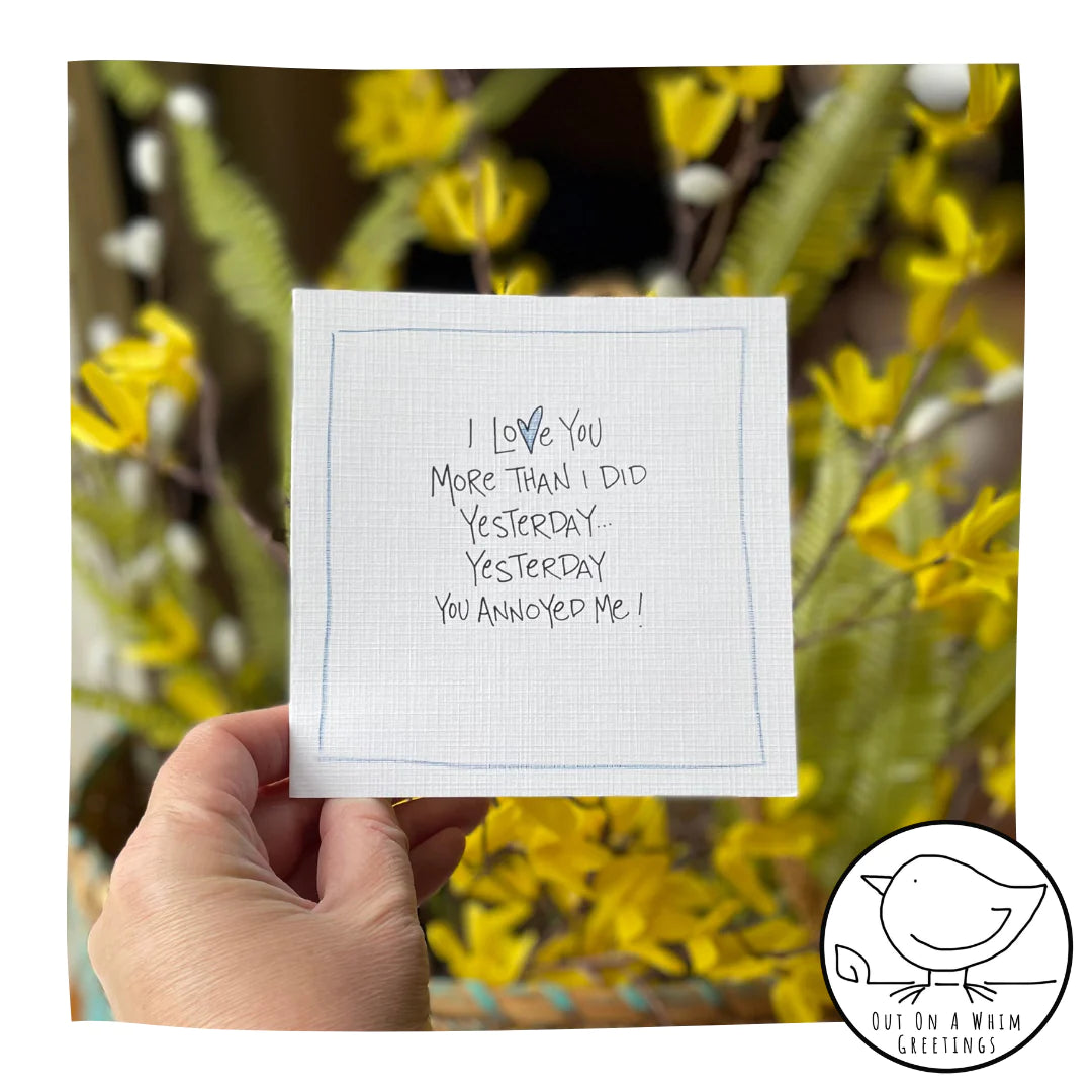 Out on a Whim Love Cards