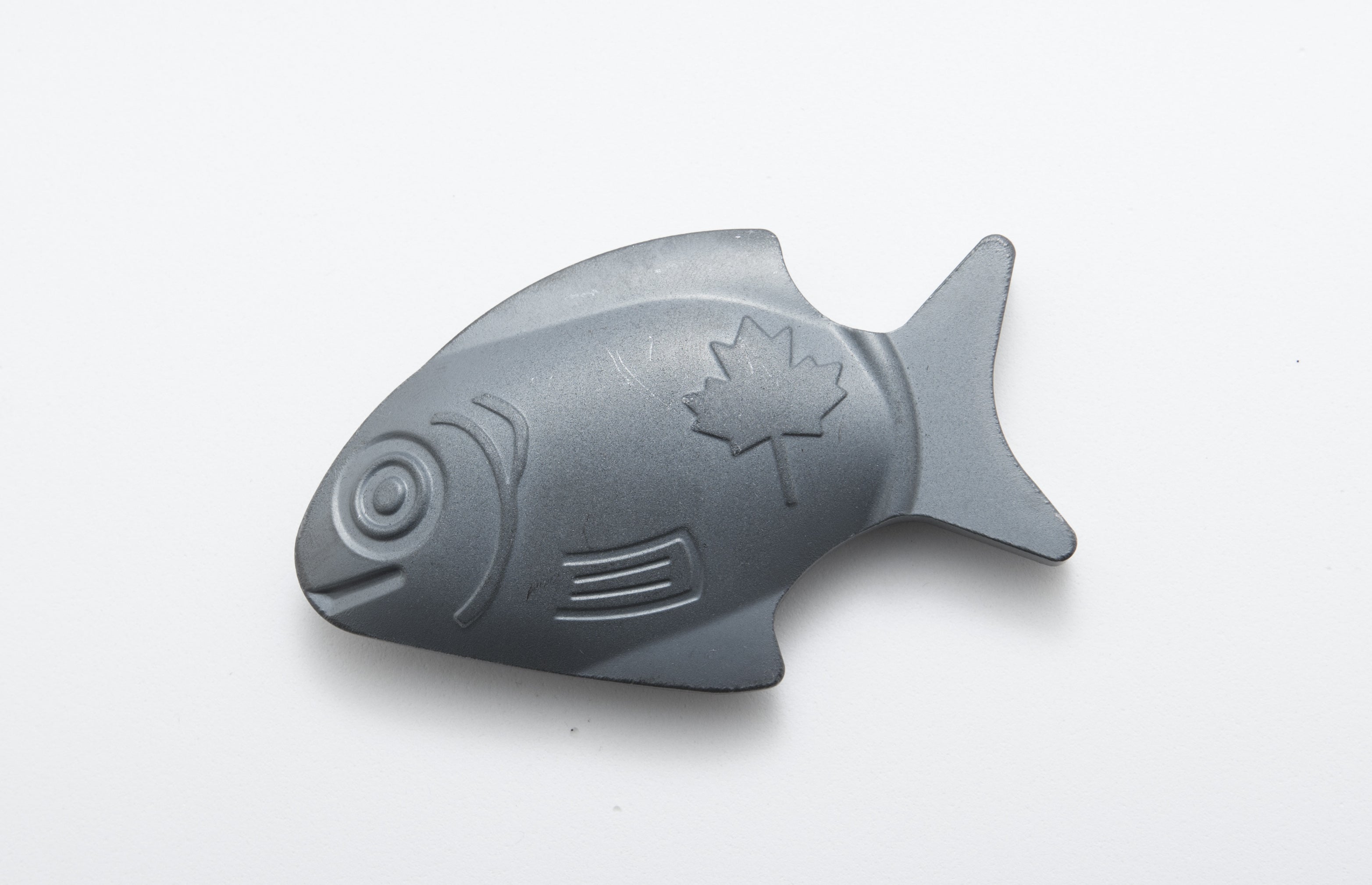 Lucky Iron Fish and Leaf