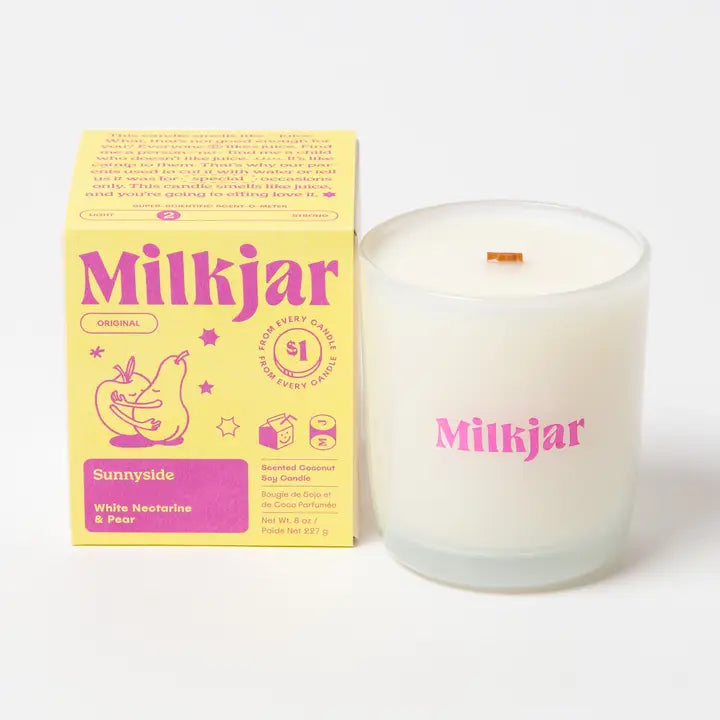 Milk Jar Candles