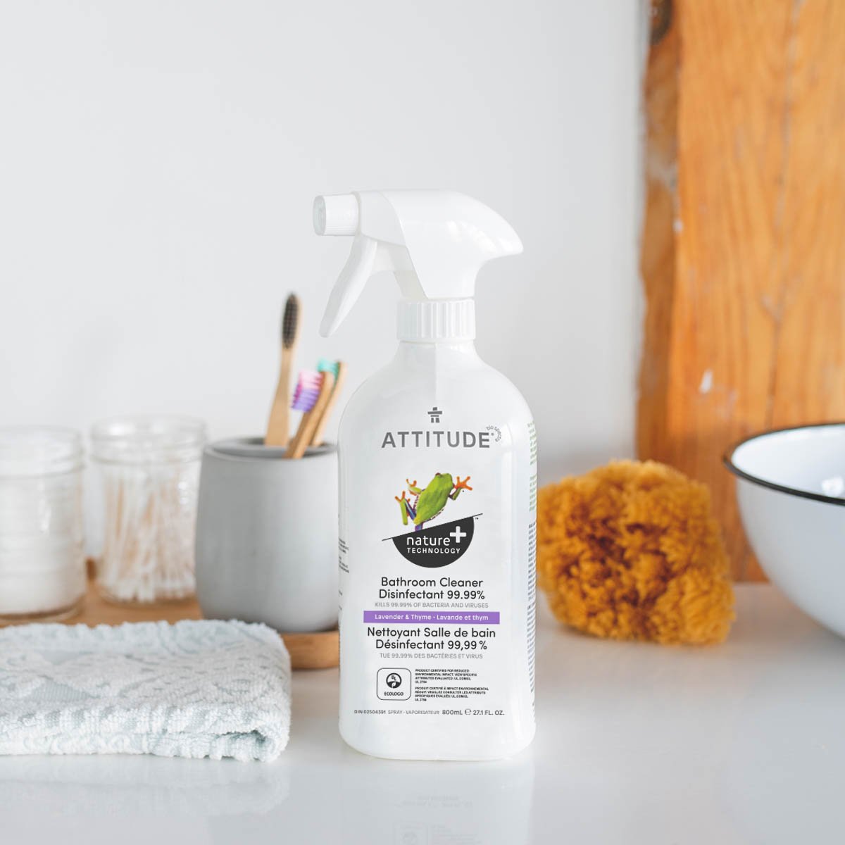 Attitude All Purpose 99.9% Disinfecting Bathroom Cleaner