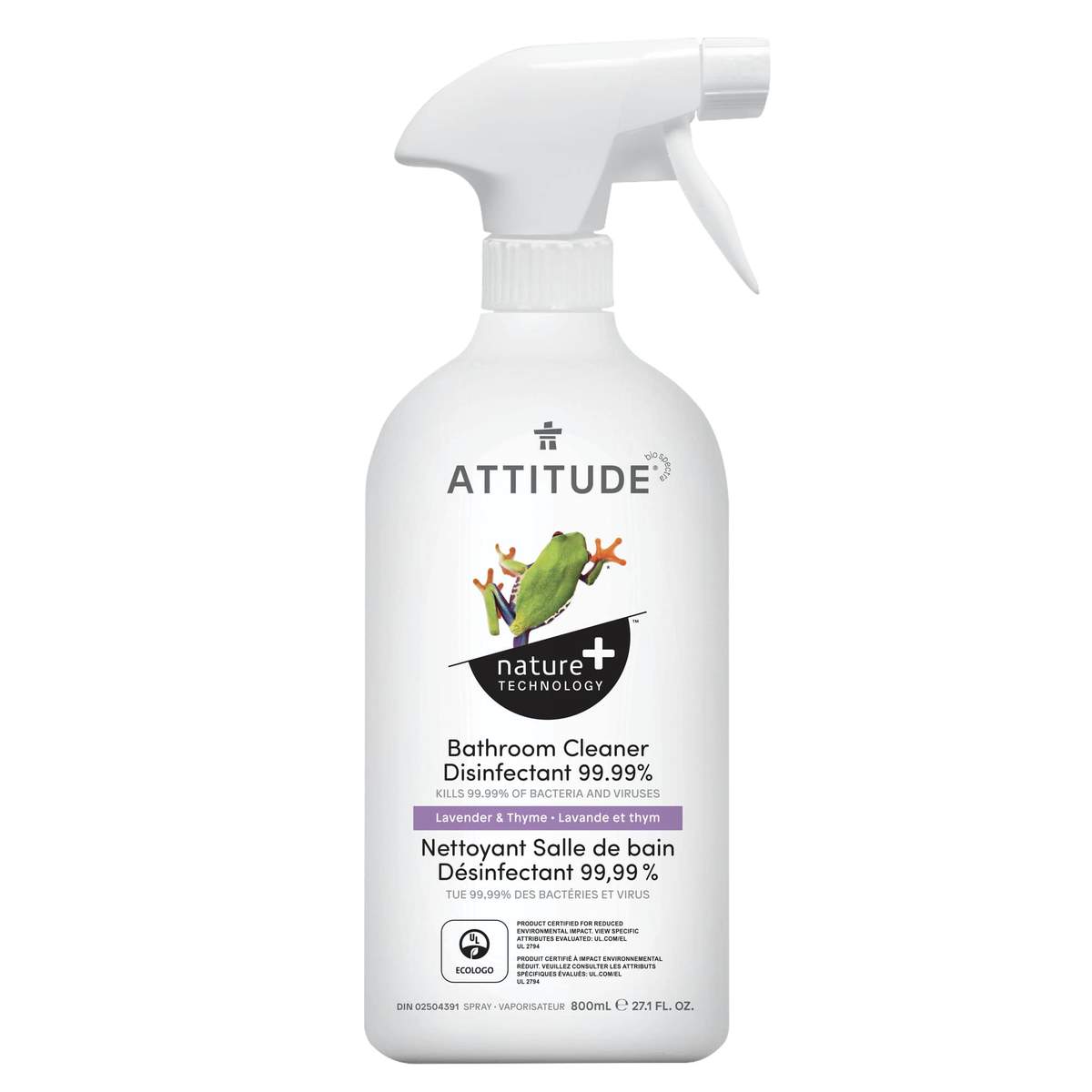 Attitude All Purpose 99.9% Disinfecting Bathroom Cleaner