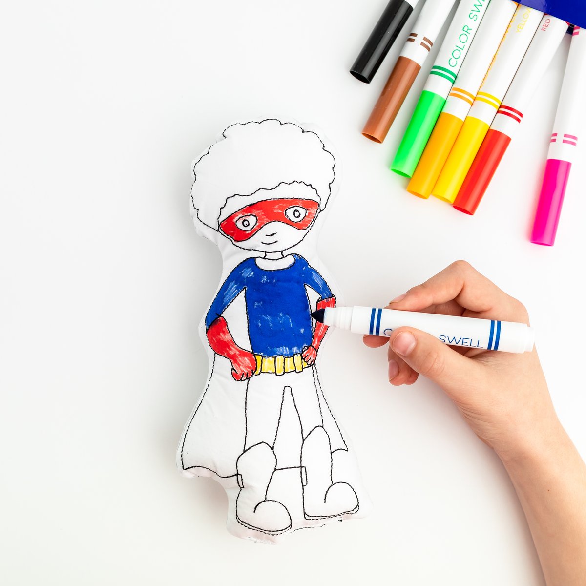 Doodle Pillow Art Kit: People and Animals