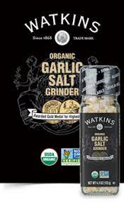 Watkins Organic Garlic Salt Grinder