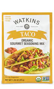 Watkins Organic Taco Seasoning